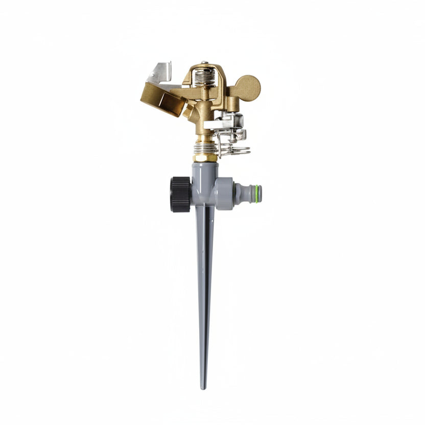 IRRIGATORE PULSANTE METALLO 360°