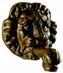 FARG - TESTA LEONE C/EROG CONT GIARDINO 1/2