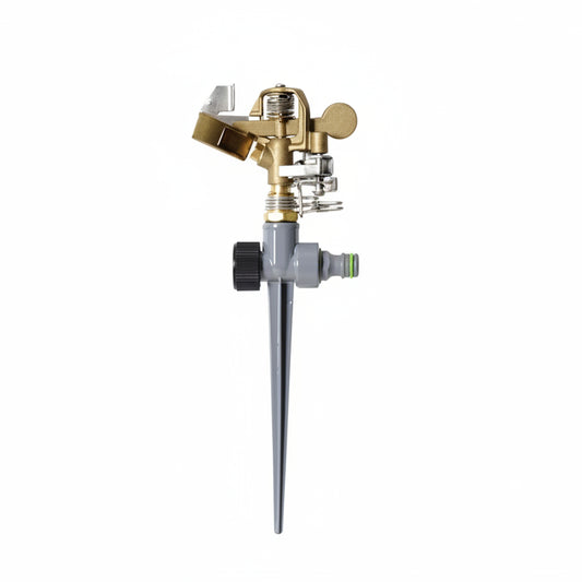 IRRIGATORE PULSANTE METALLO 360°